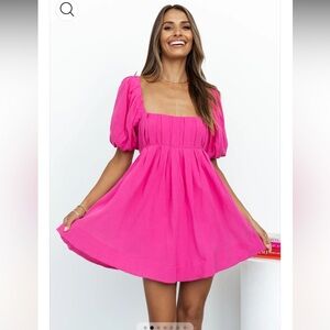 Hello Molly Here For A Change Dress Pink